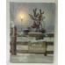 Картина с LED подсветкой: рождественский олень, выполненная на холсте